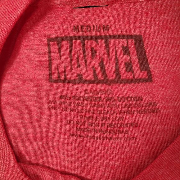 Marvel Men's The Amazing Spider-Man Graphic T-Shirt Red Short Sleeve Size Medium - Picture 7 of 10